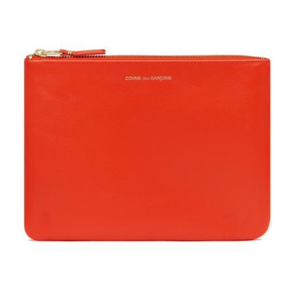 Comme des Garcons Handbags - Comme des Garcons Classic Orange Leather Pouch